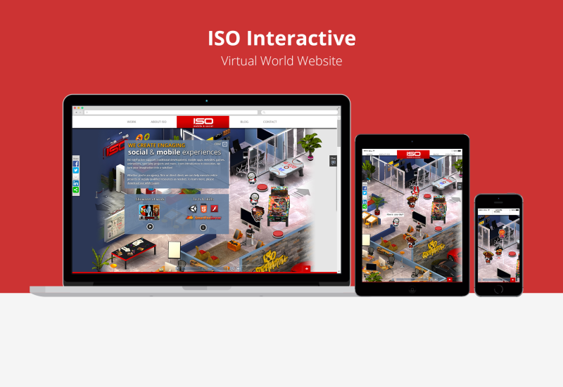 ISO Interactive Virtual World Website - Showcase